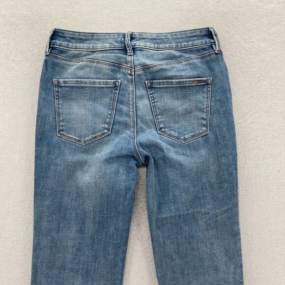 WHBM Everyday Soft Jeans‎ Women's Sz 2 Medium Wash Blue Stretch Denim Slim Ankle - Picture 11 of 13